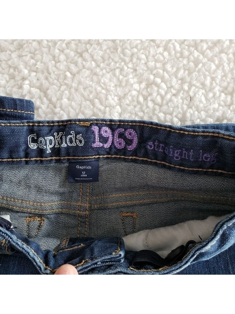 NWOT Gap kids dark wash straight jeans